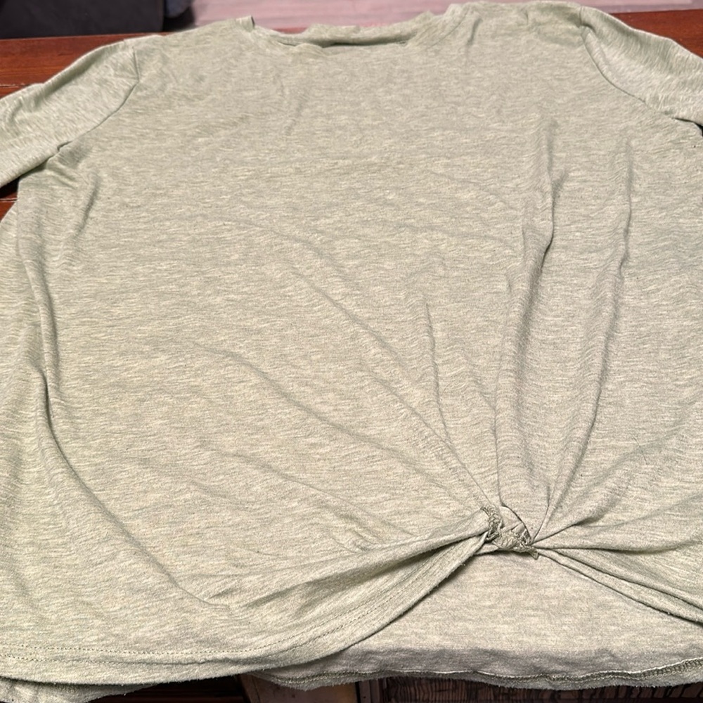 XXL long sleeve t-shirt.  Spring Green. Never worn like new